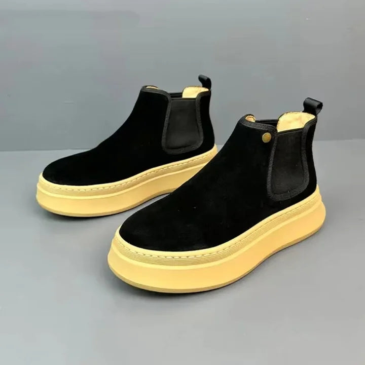 Handmade Retro British Versatile Chelsea Boots