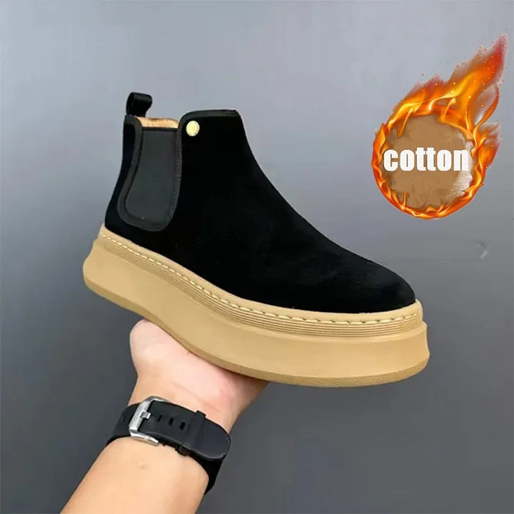 Handmade Retro British Versatile Chelsea Boots