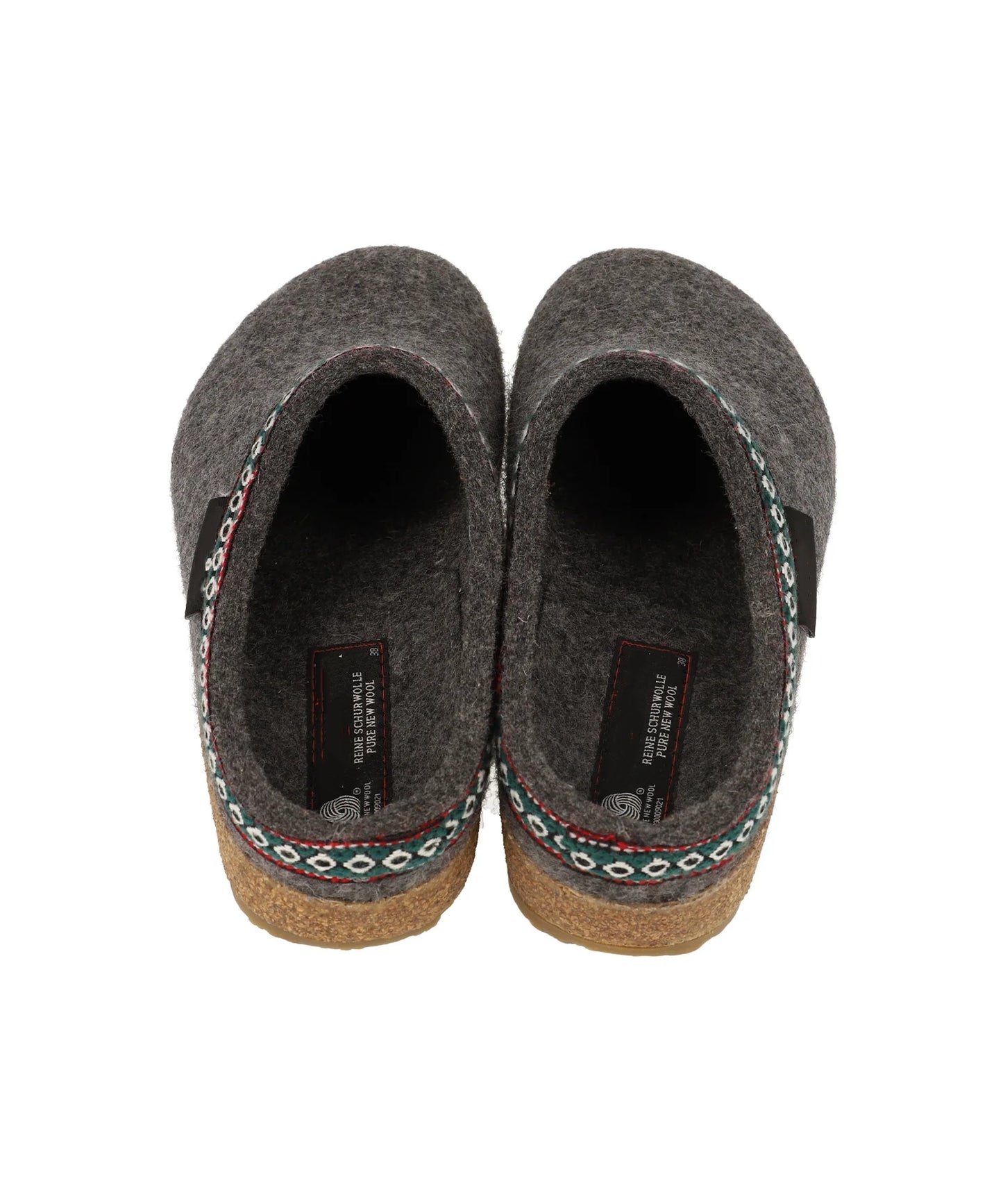 Clogs With Jacquard Trim