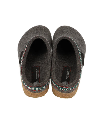 Clogs With Jacquard Trim