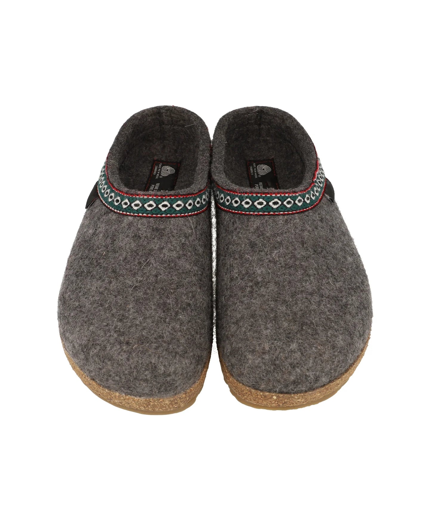 Clogs With Jacquard Trim