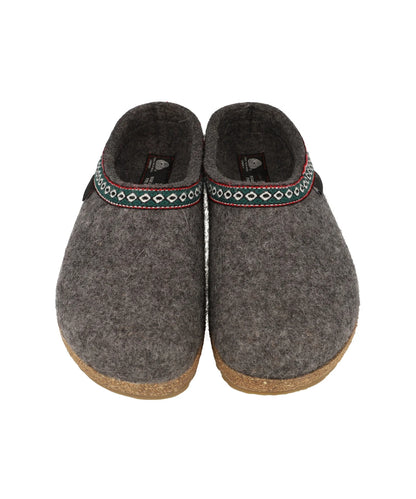 Clogs With Jacquard Trim