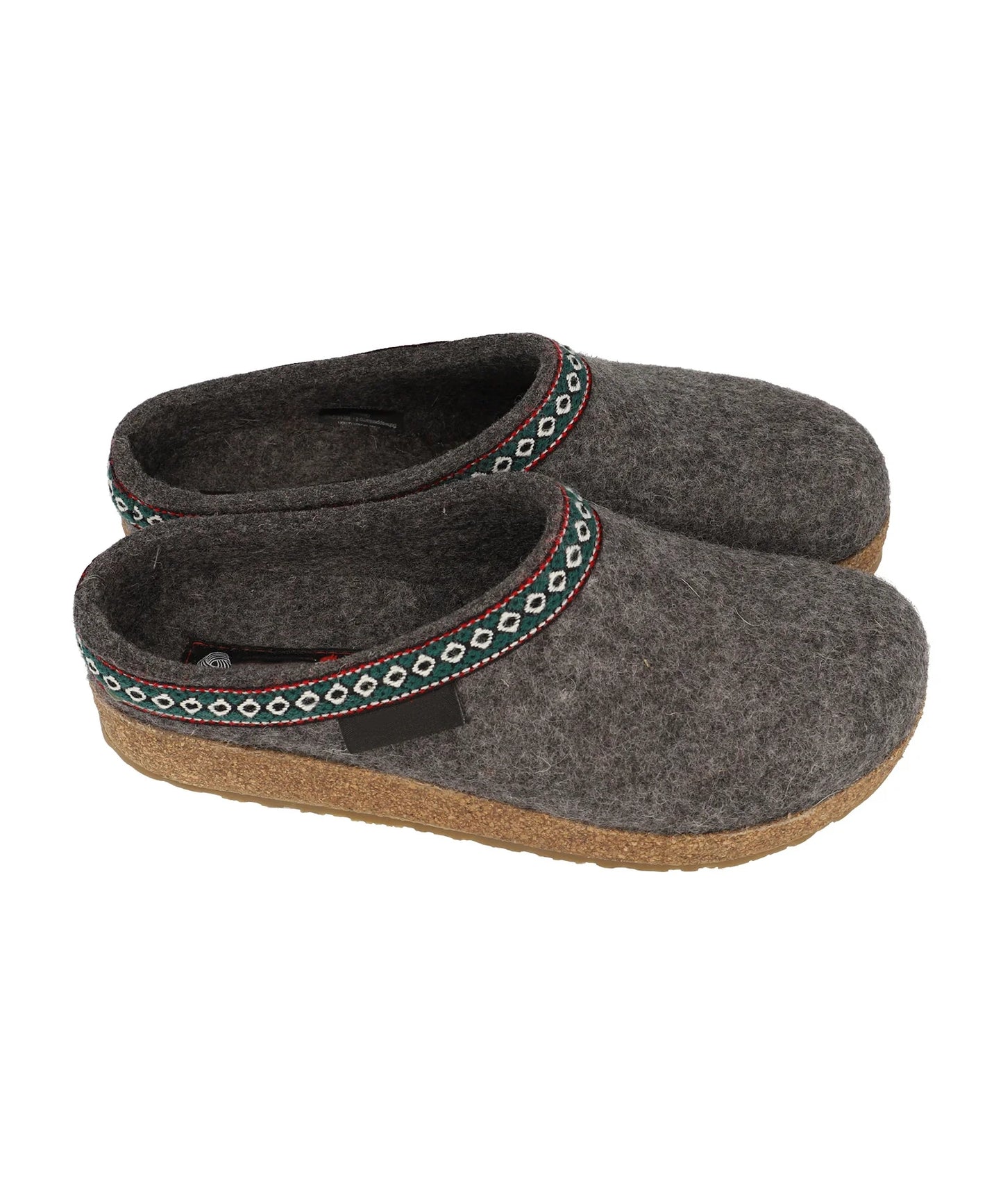 Clogs With Jacquard Trim