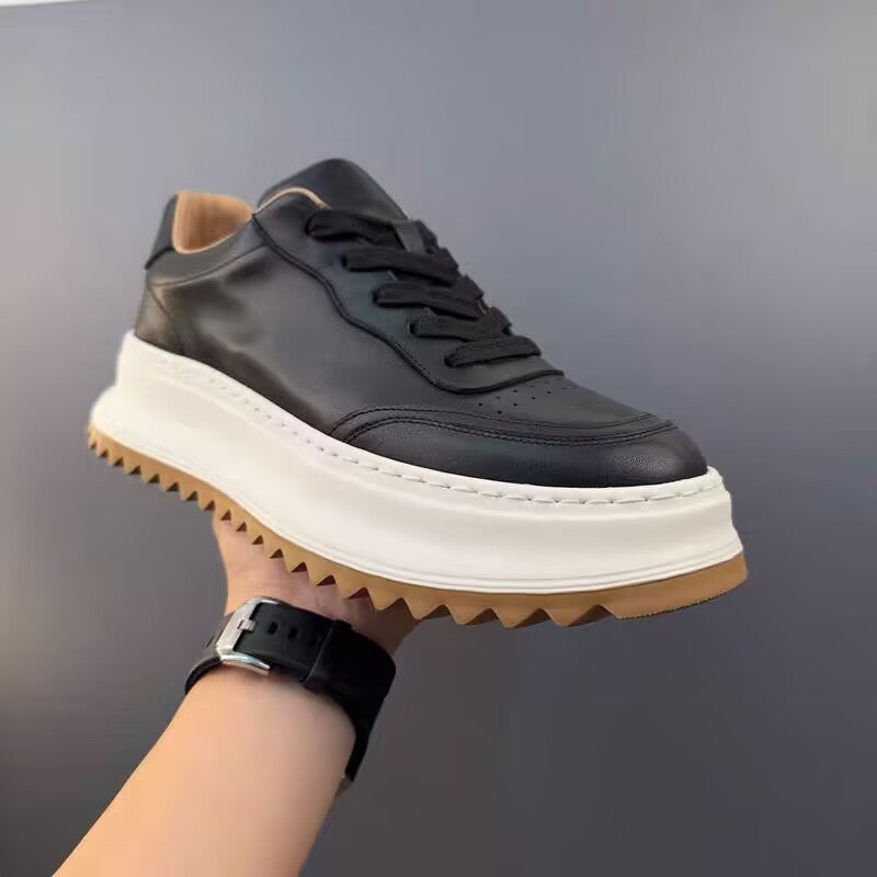 Retro Leather Casual Sneakers