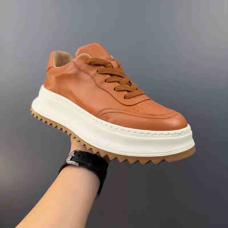 Retro Leather Casual Sneakers