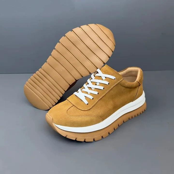 Handmade Soft Leather Exfoliating Sneakers