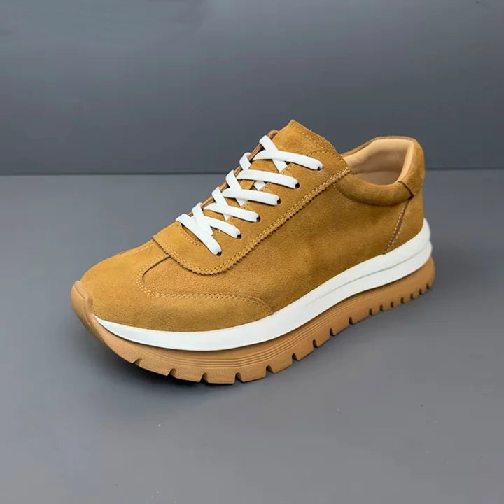 Handmade Soft Leather Exfoliating Sneakers
