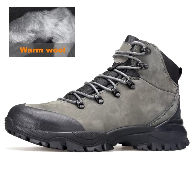 Warm Wool Hiking Boots