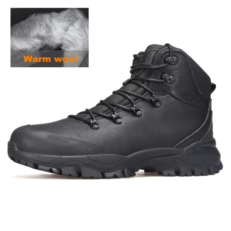 Warm Wool Hiking Boots