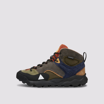 Suede And Technical Fabric Sneakers