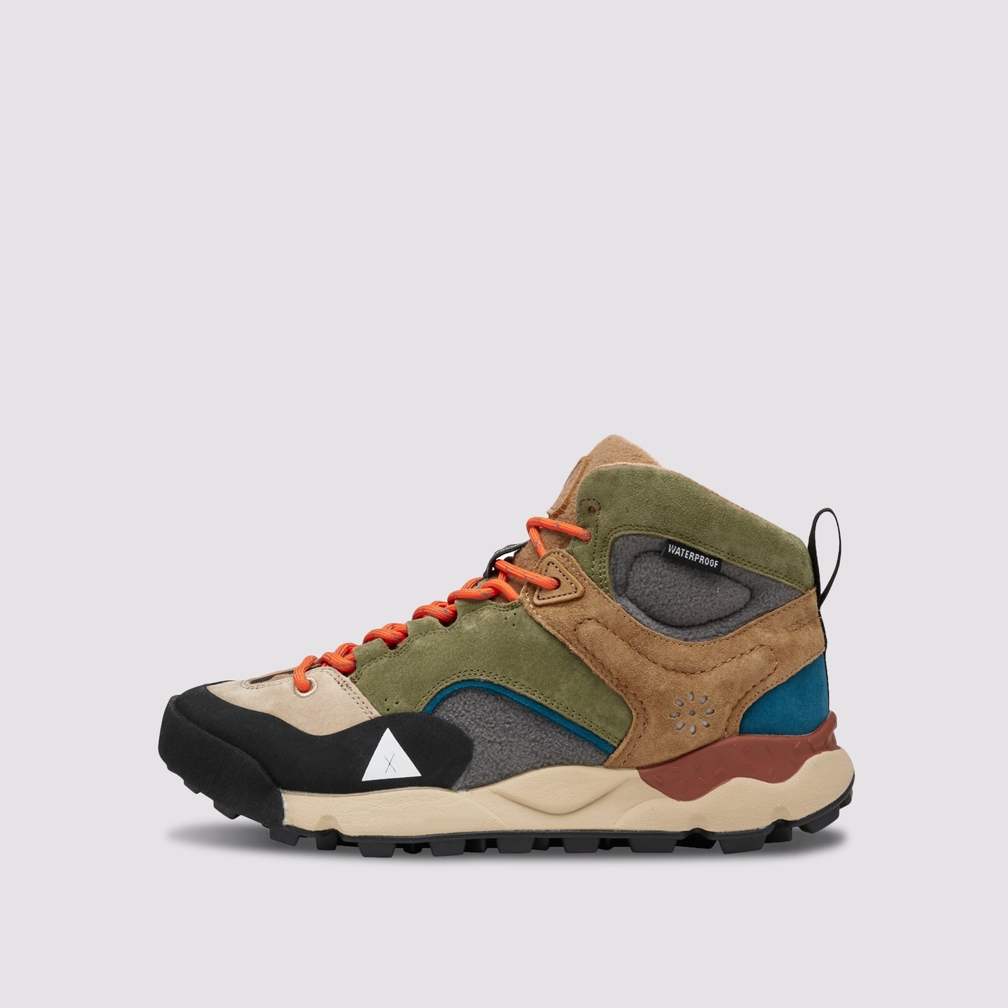 Suede And Technical Fabric Sneakers