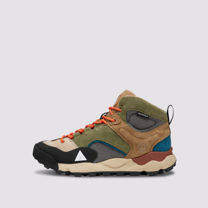 Suede And Technical Fabric Sneakers