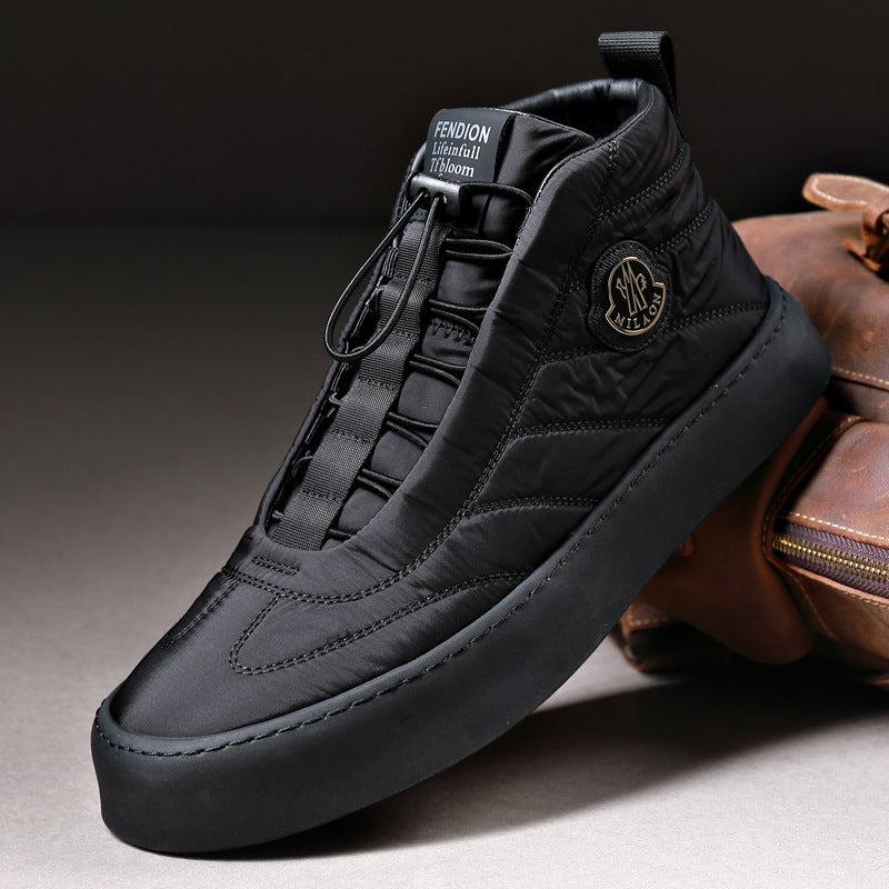 High-top Fleece-lined Casual Shoes