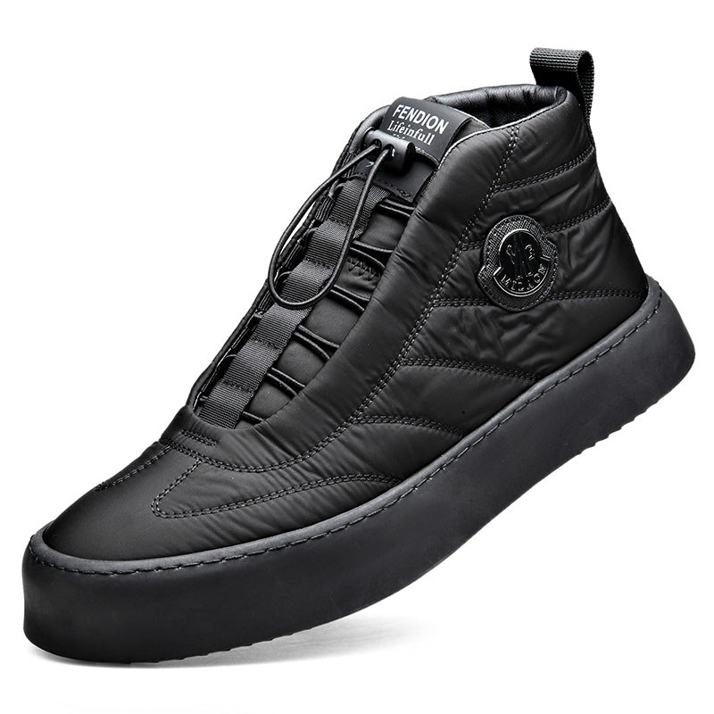 High-top Fleece-lined Casual Shoes