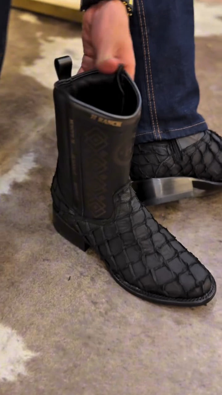 Unique Texture Cowboy Boots