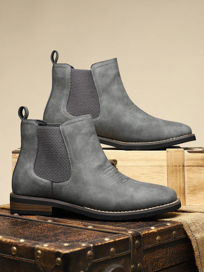 Chelsea Leather Western Boots