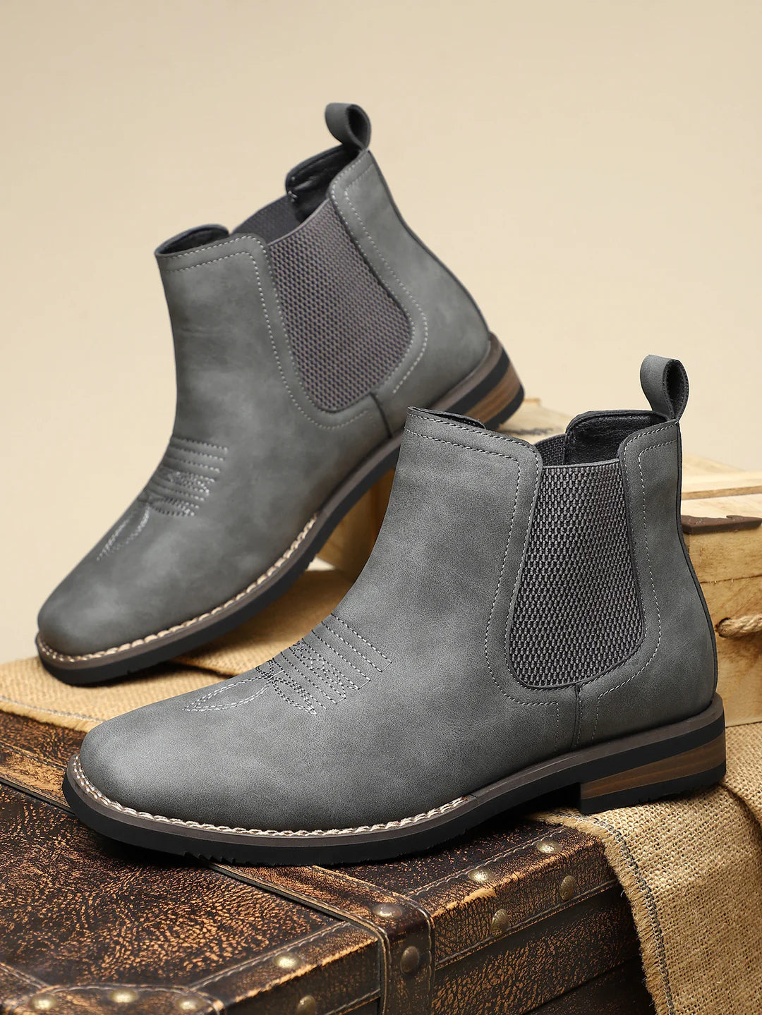 Chelsea Leather Western Boots