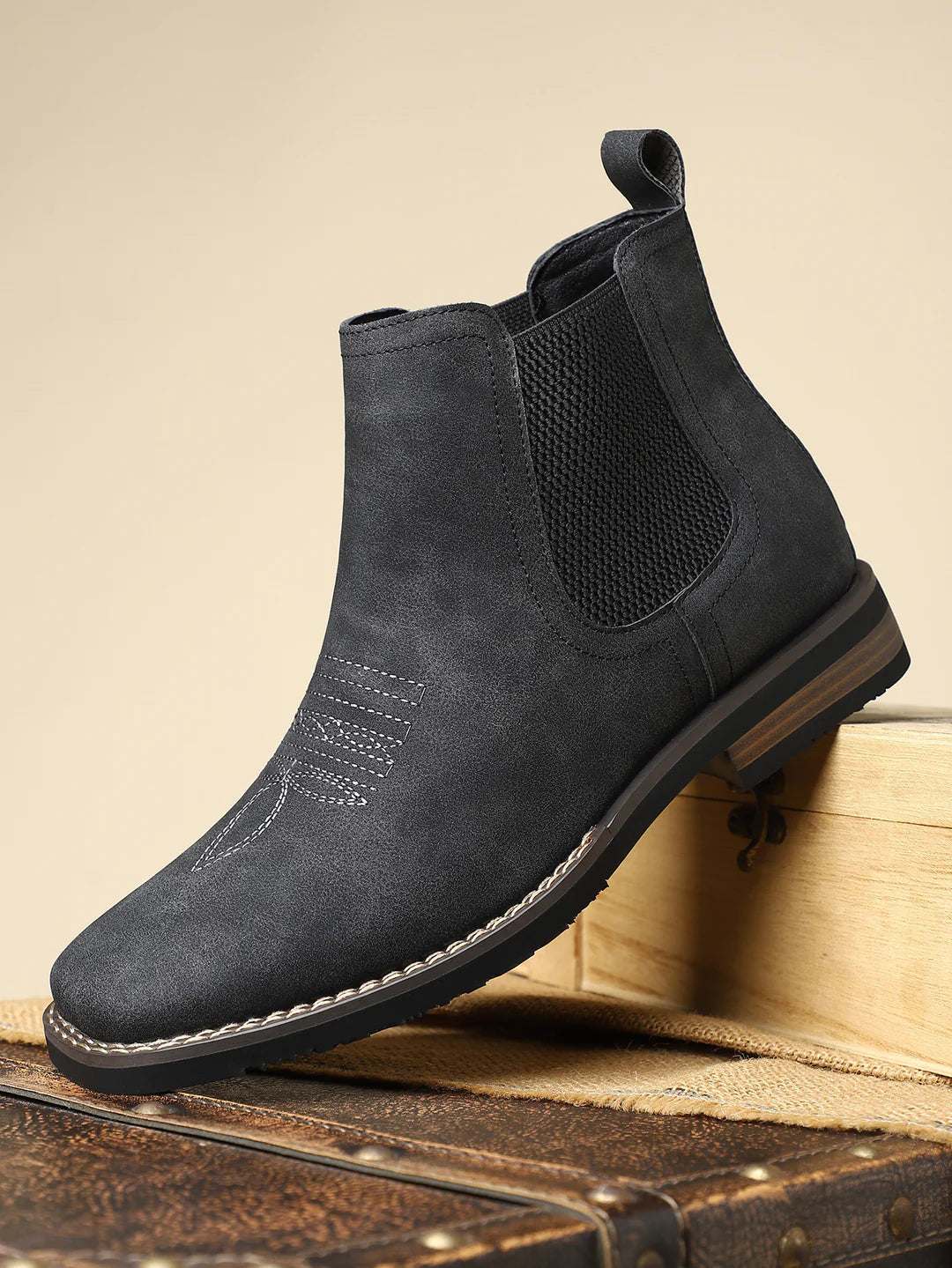 Chelsea Leather Western Boots