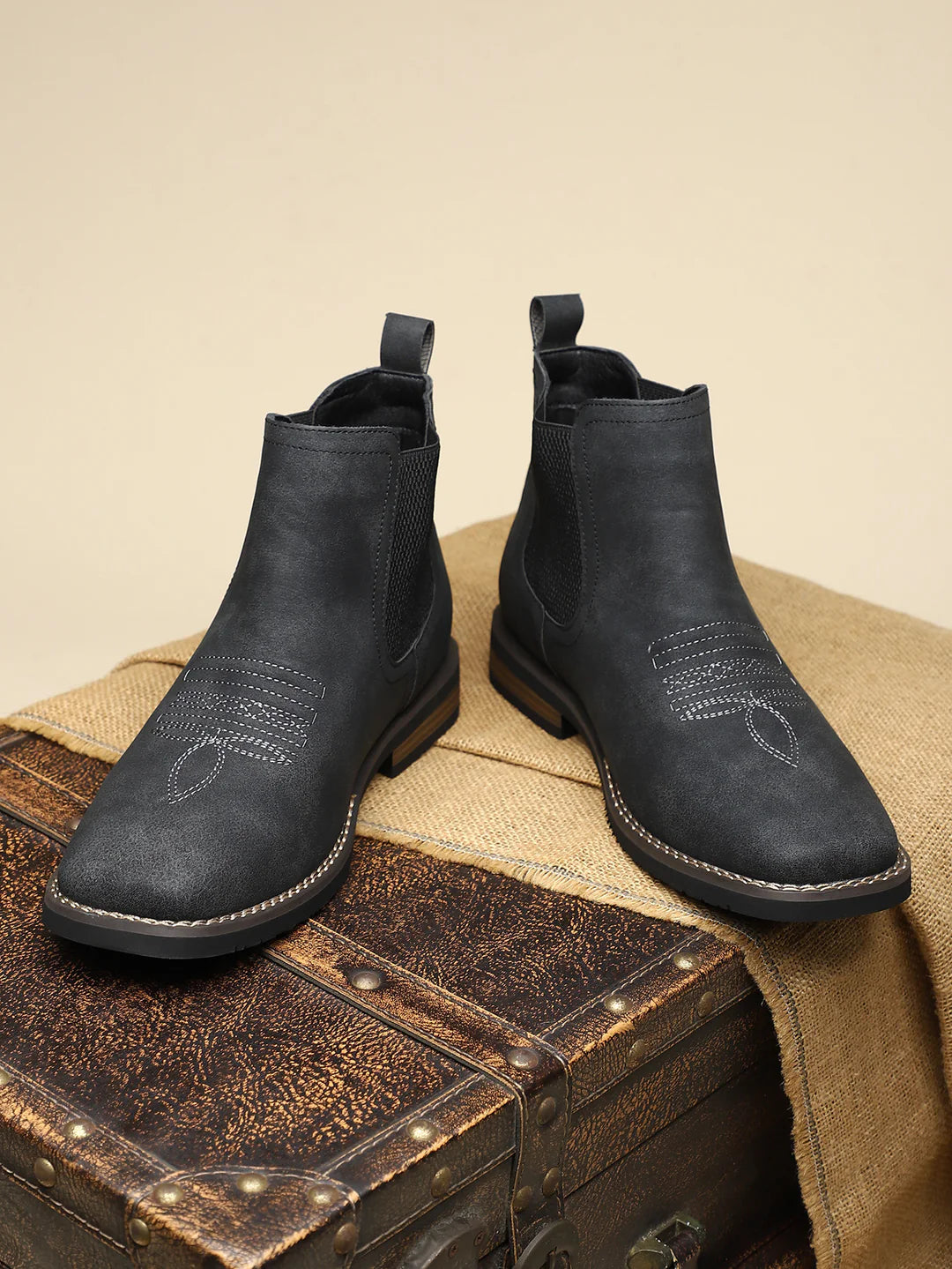 Chelsea Leather Western Boots