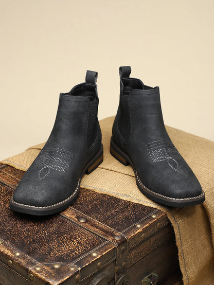 Chelsea Leather Western Boots