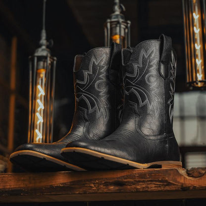 Classic Embroidered Cowboy Country Boots