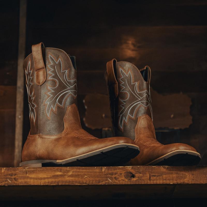 Classic Embroidered Cowboy Country Boots