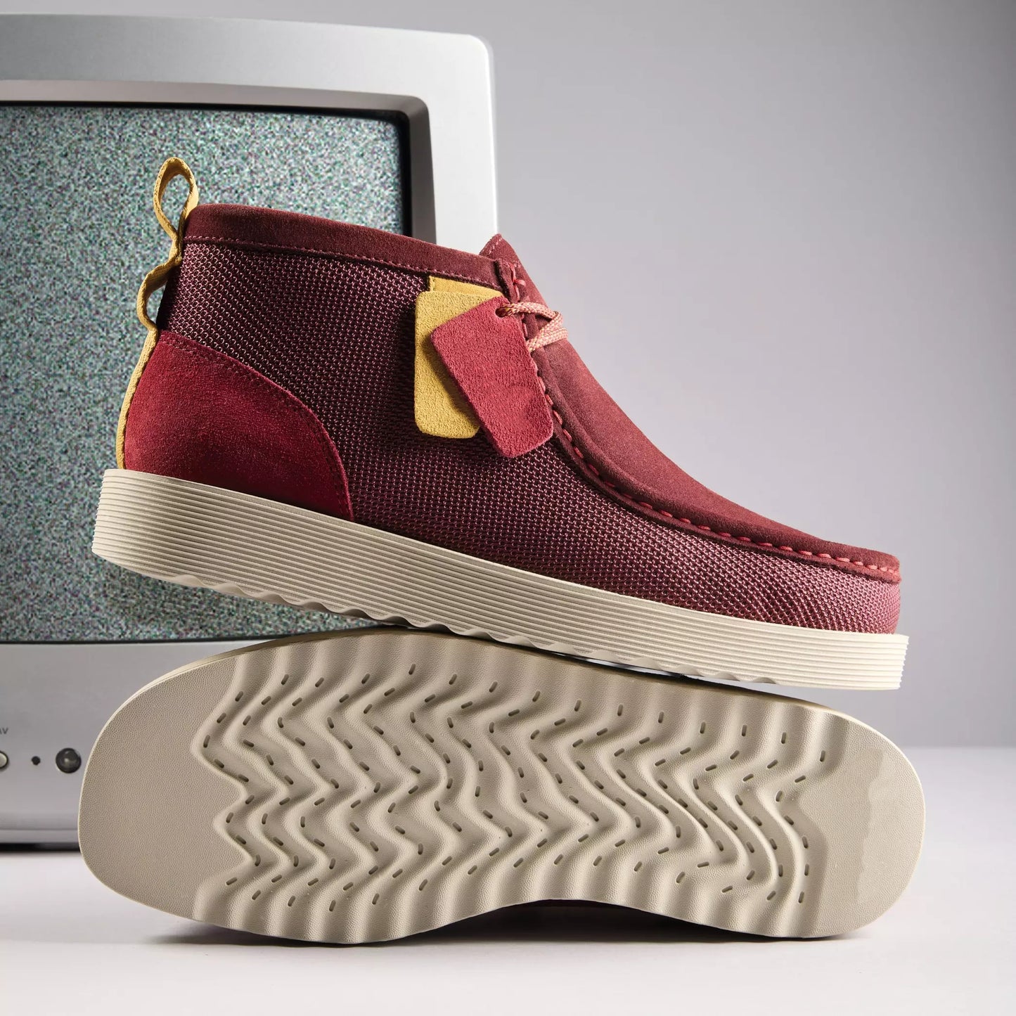 Breathable Mesh And Suede Boots