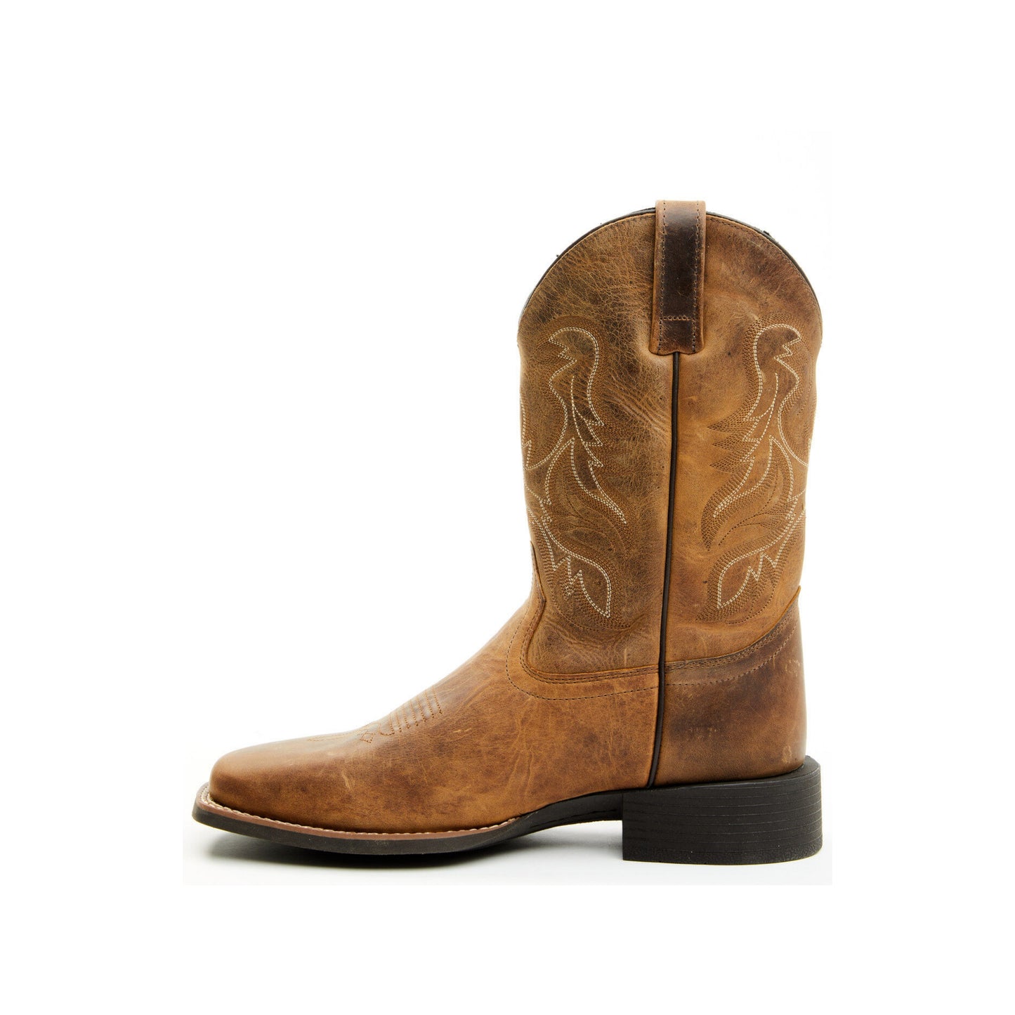 Broad Square Toe Western Boots