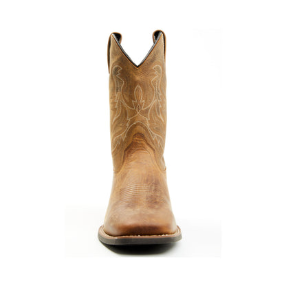 Broad Square Toe Western Boots