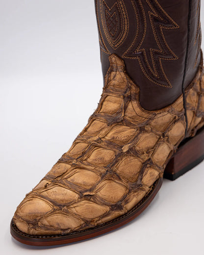Pirarucu Round Toe Boot