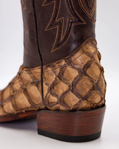 Pirarucu Round Toe Boot