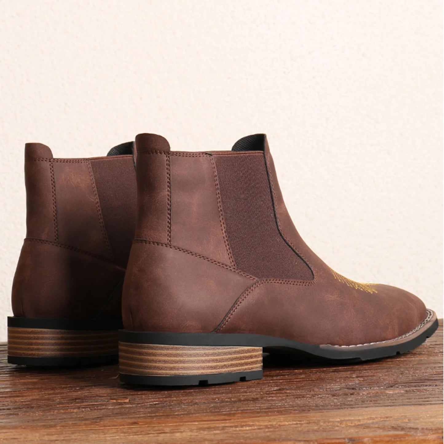 Men's Chelsea Square Toe Cowboy Boots