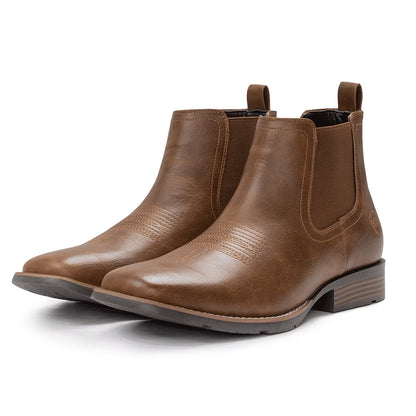 Cowboy Chelsea Ankle Boots For Men