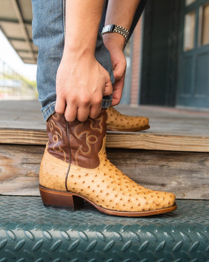 Ostrich Cowboy Boots