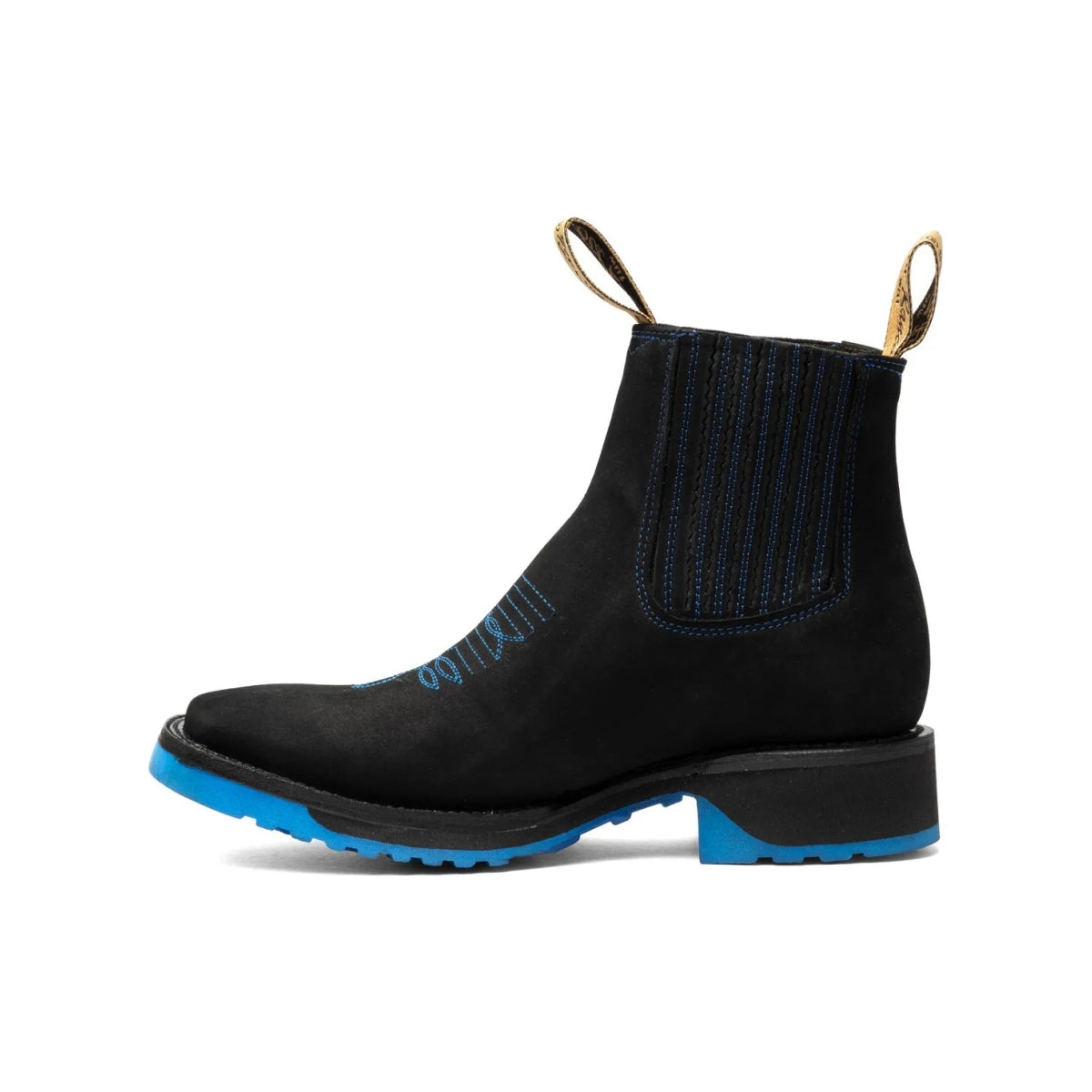 Leather Bulldog Cowboy Boot