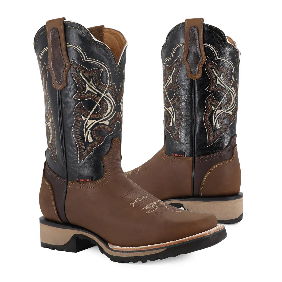 Men's Retro Western Cowboy Boots