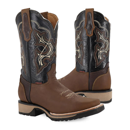 Men's Retro Western Cowboy Boots