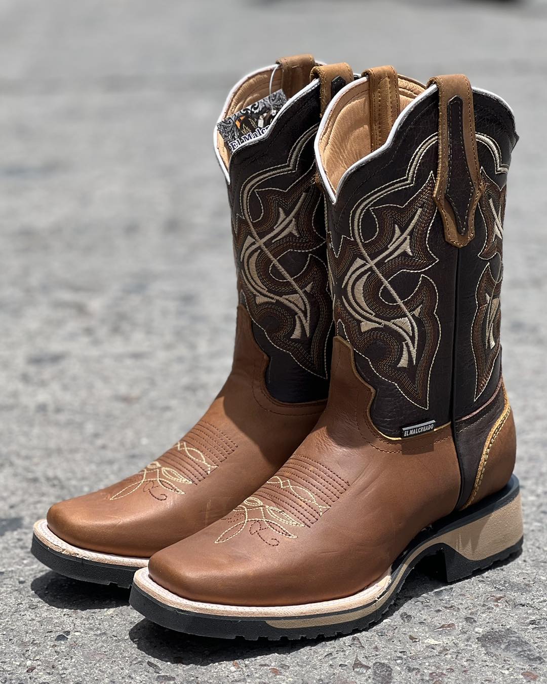 Men's Retro Western Cowboy Boots