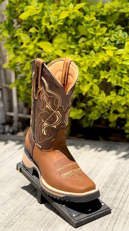 Men's Retro Western Cowboy Boots