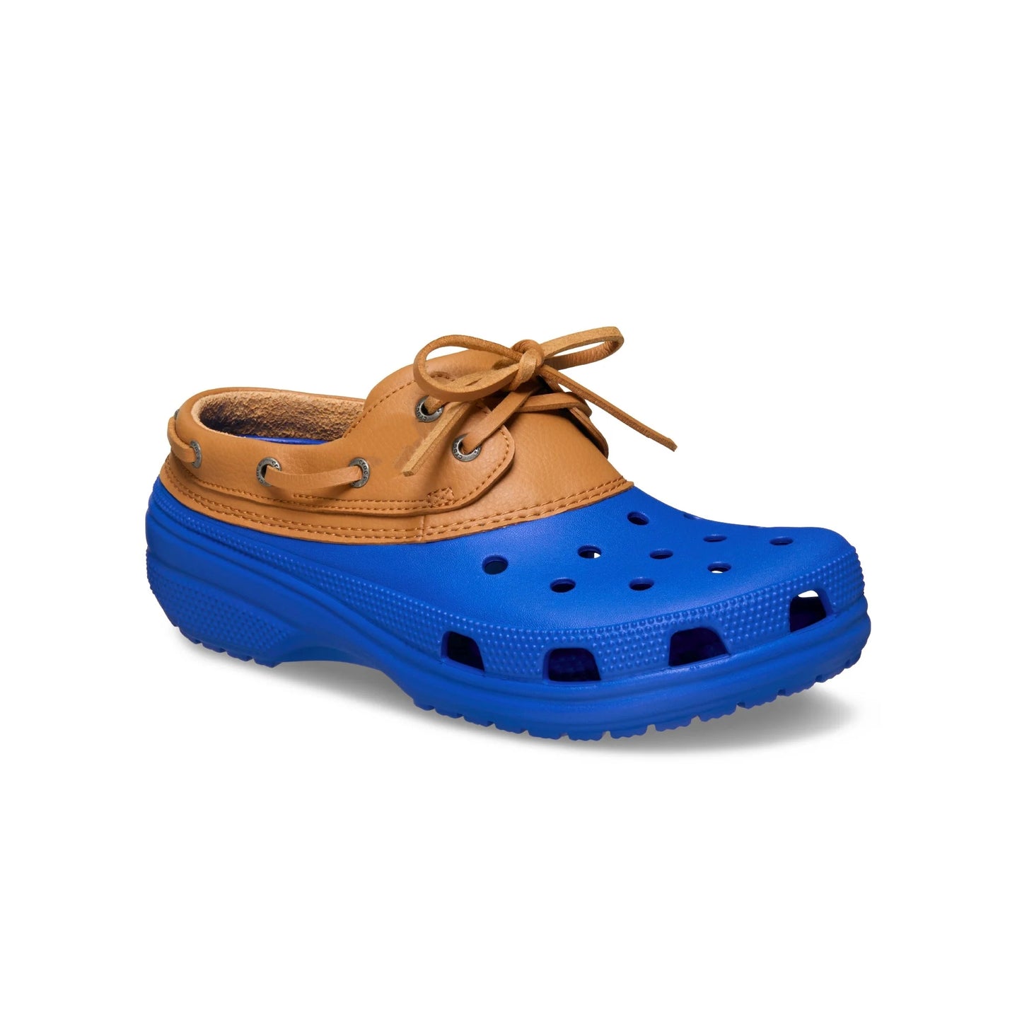 Leather Patchwork Clogs