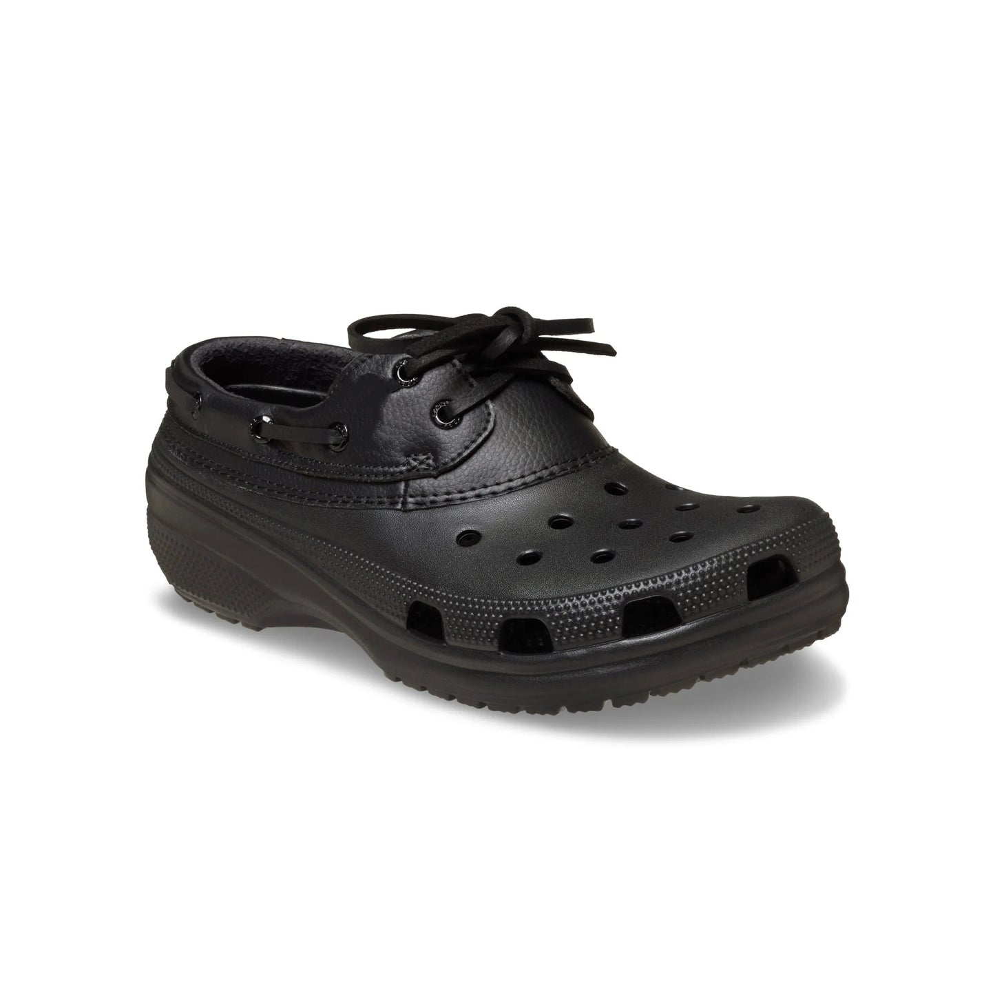 Leather Patchwork Clogs