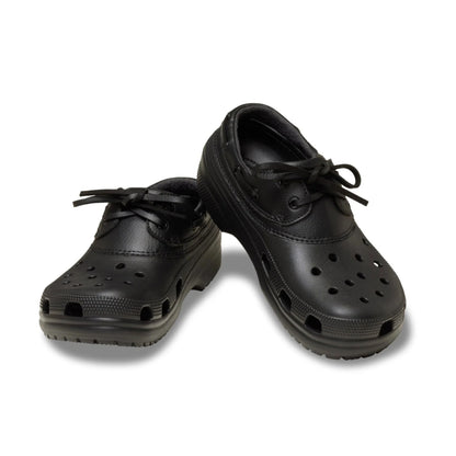 Leather Patchwork Clogs