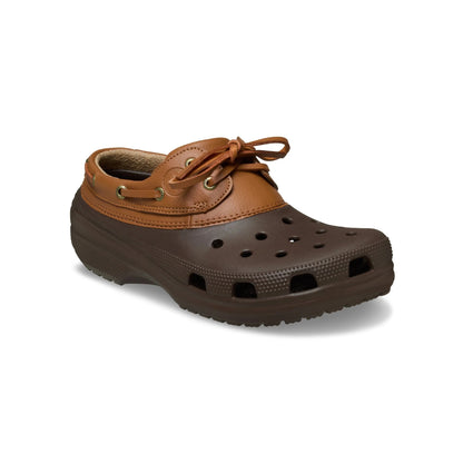 Leather Patchwork Clogs