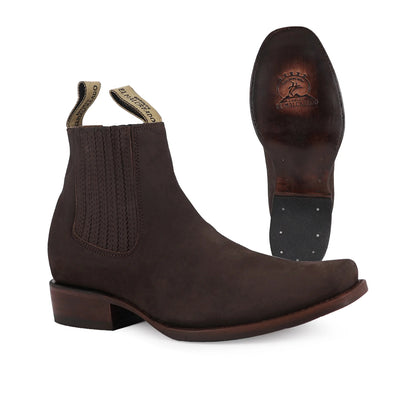 Nubuck Choco Boots