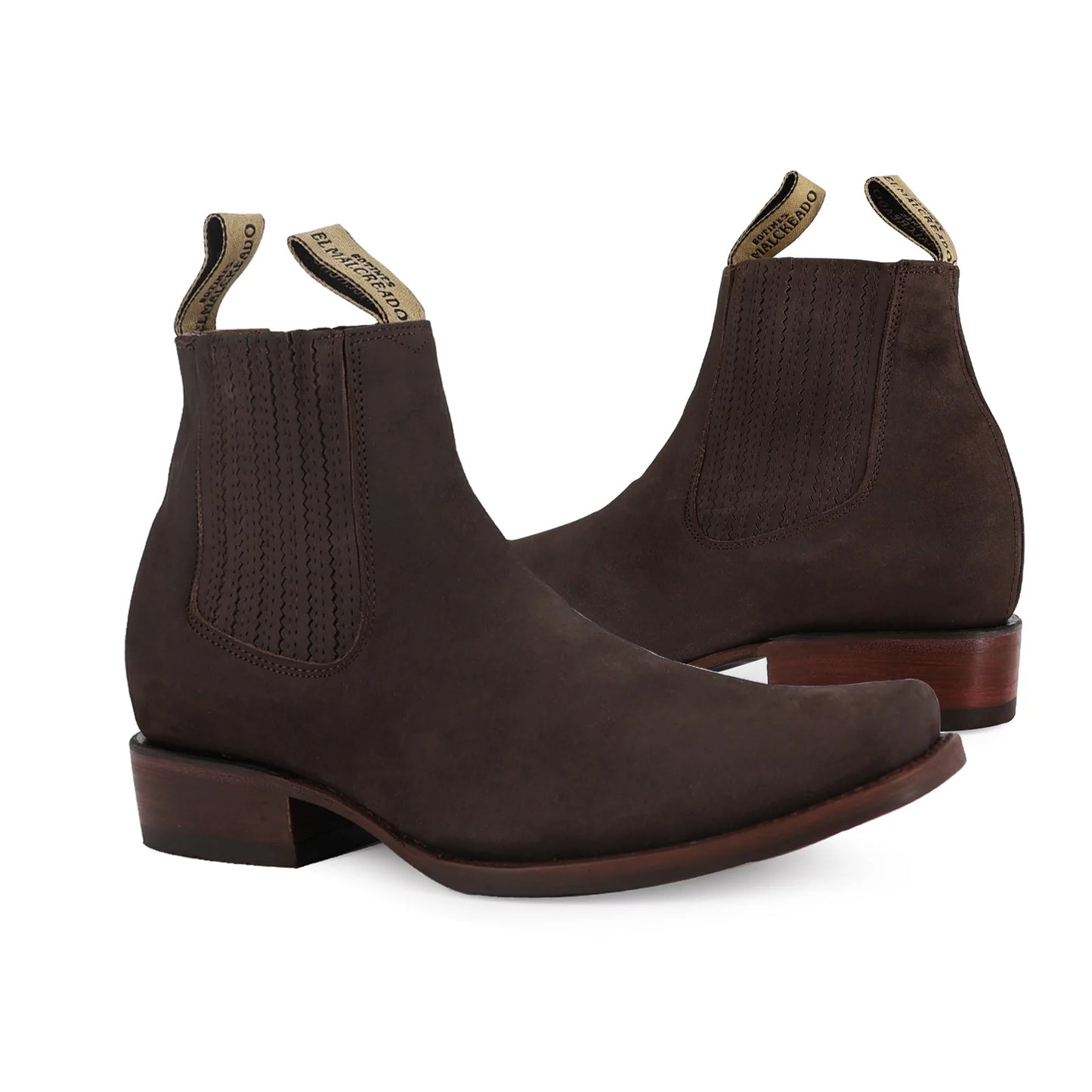 Nubuck Choco Boots
