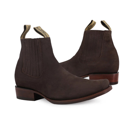 Nubuck Choco Boots