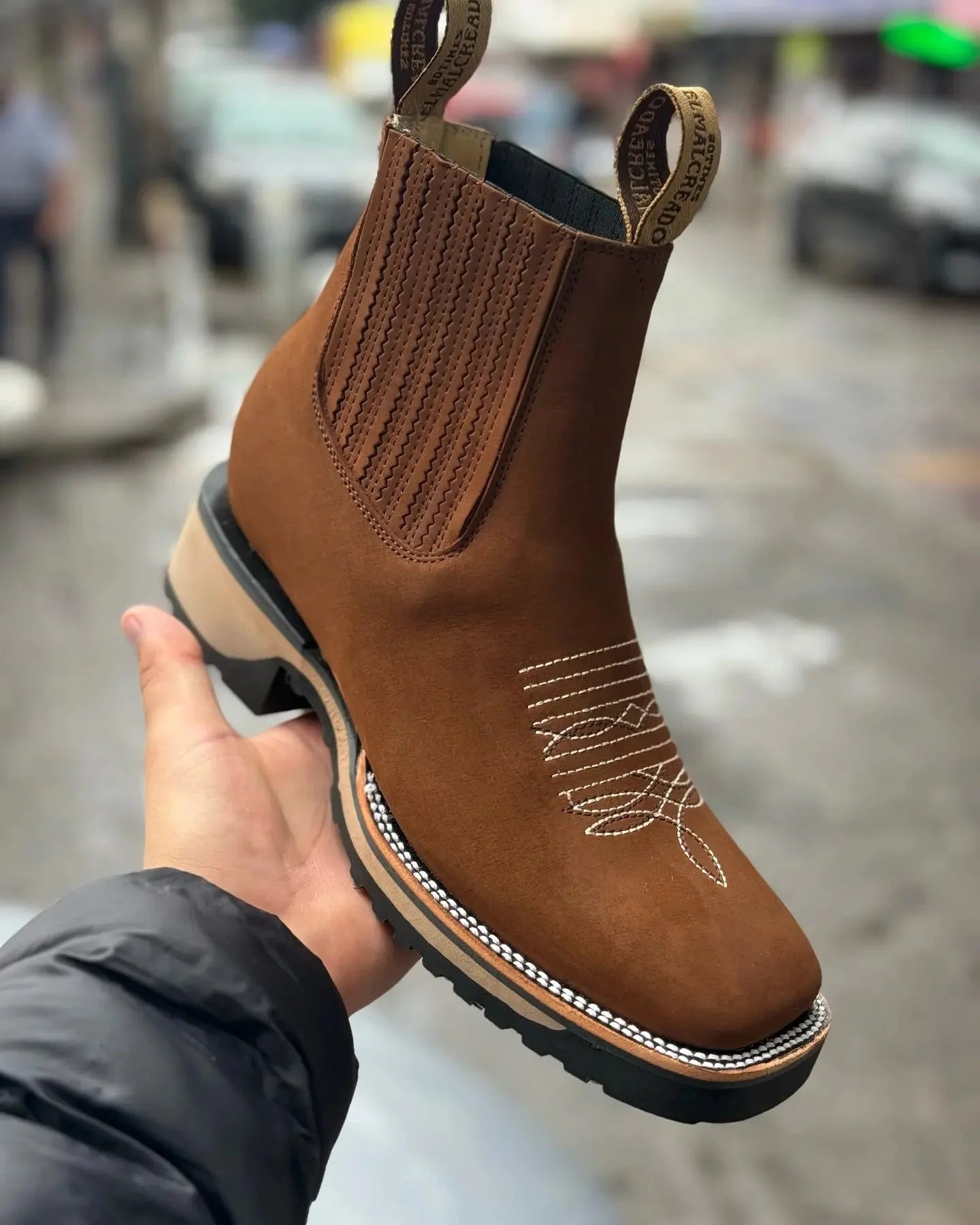 Classic Western Leather Boots
