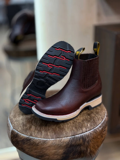 Bulldog Cowhide Leather Boots