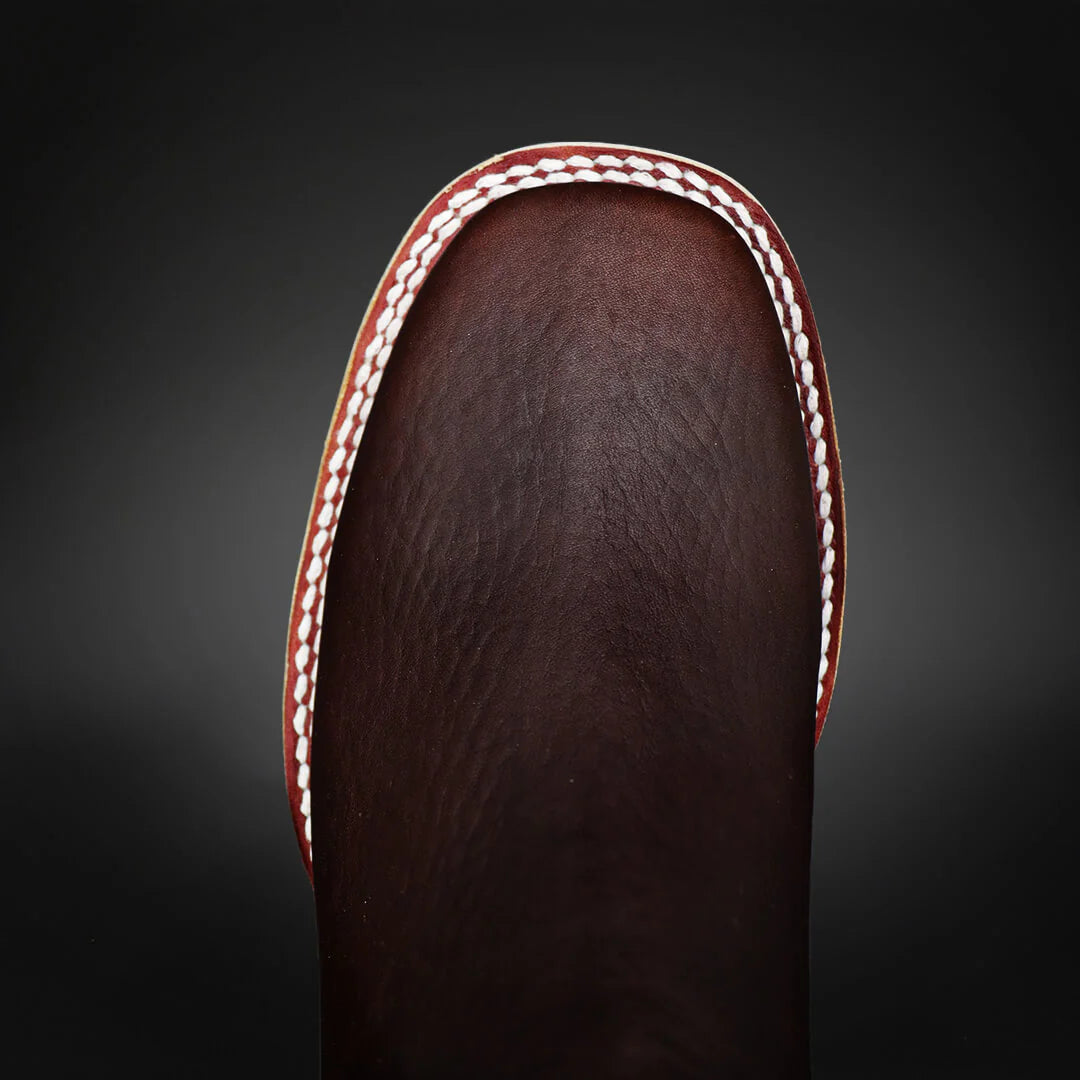 Bulldog Cowhide Leather Boots