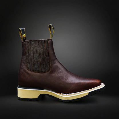 Bulldog Cowhide Leather Boots